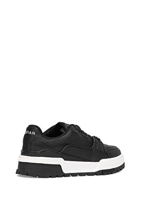 Lufian 112230250 Albert 25K Erkek Hakiki Deri Klasik Sneaker Siyah