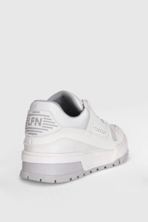 LUFIAN ALBERT ERKEK DERİ GÜNLÜK AYAKKABI BEYAZ