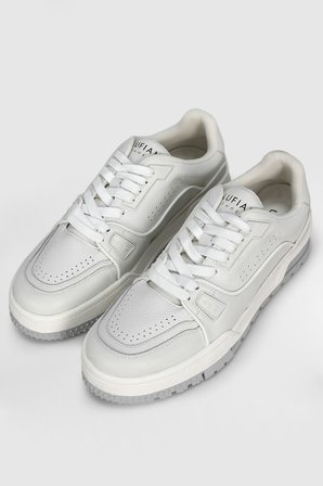 Albert Erkek Deri Sneaker Ayakkabı Beyaz