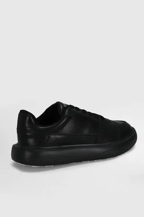 Mateas Erkek Deri Sneaker Ayakkabı Siyah