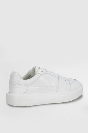 Mateas Erkek Deri Sneaker Ayakkabı Beyaz