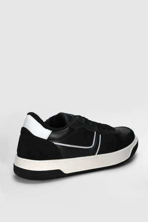 Jack Erkek Deri Sneaker Ayakkabı Siyah