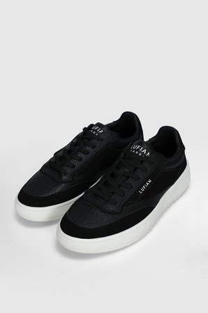 Isaac Erkek Deri Sneaker Ayakkabı Siyah