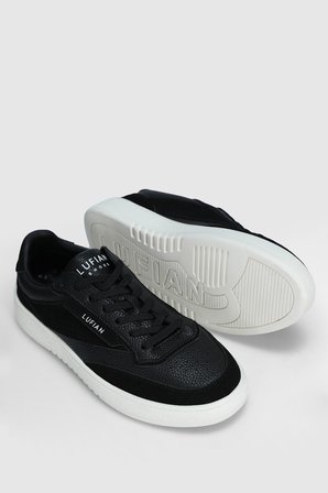 Isaac Erkek Deri Sneaker Ayakkabı Siyah