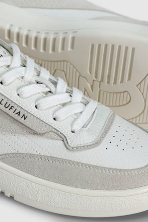 Isaac Erkek Deri Sneaker Ayakkabı Beyaz