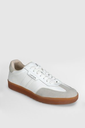 Brıan Erkek Deri Sneaker Ayakkabı Beyaz