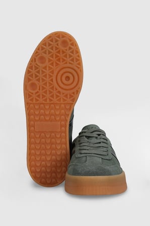 Davıd Erkek Deri Sneaker Ayakkabı Açık Yeşil