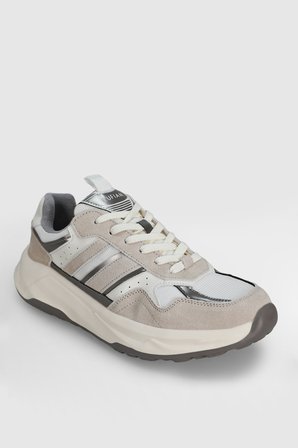 Eduard Erkek Deri Sneaker Ayakkabı Beyaz