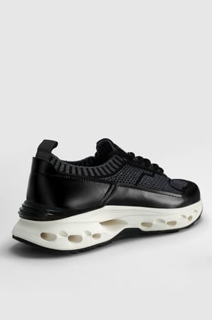 Tımothı Erkek Deri Sneaker Ayakkabı Gri