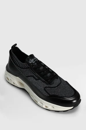 Tımothı Erkek Deri Sneaker Ayakkabı Gri