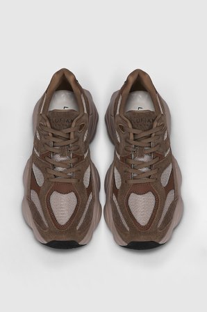 Mark Erkek Deri Sneaker Ayakkabı Kum