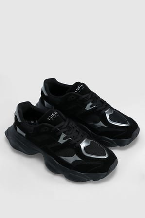 Mark Erkek Deri Sneaker Ayakkabı Siyah