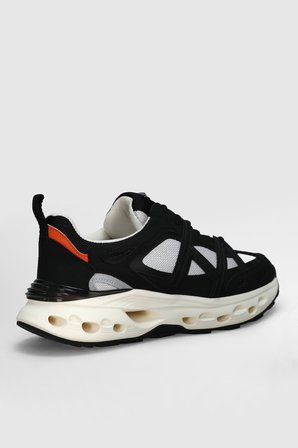 Vlad Erkek Deri Sneaker Ayakkabı Siyah