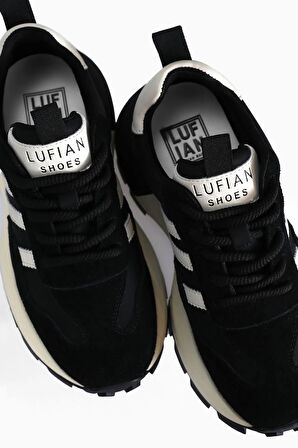 Lufian 122230053 Tatum Kadın Hakiki Deri Klasik Sneaker Siyah