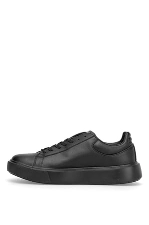 LUFIAN 111230290 Ryan Erkek Hakiki Deri Klasik Sneaker Siyah