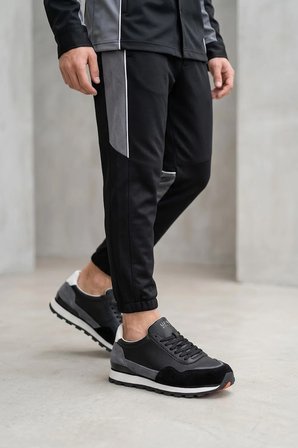 Lufian 111230302 Leo Erkek Hakiki Deri Klasik Sneaker Siyah