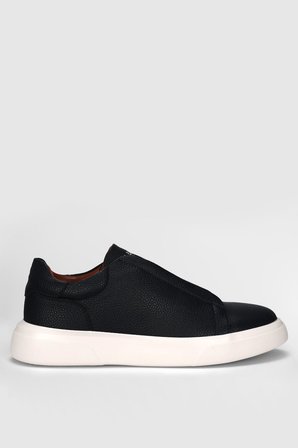 Dante Erkek Deri Sneaker Ayakkabı Lacivert