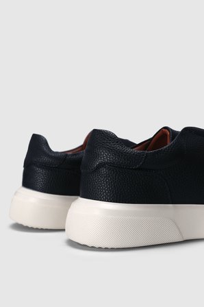 Dante Erkek Deri Sneaker Ayakkabı Lacivert