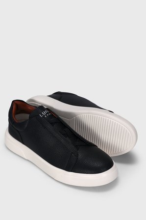 Dante Erkek Deri Sneaker Ayakkabı Lacivert