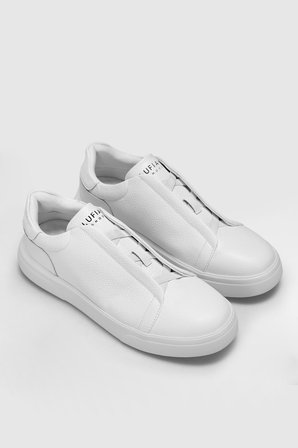 Dante Erkek Deri Sneaker Ayakkabı Beyaz