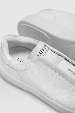 Dante Erkek Deri Sneaker Ayakkabı Beyaz