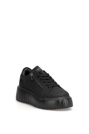 Lufian 121230064 Estel Kadın Hakiki Deri Klasik Sneaker Siyah
