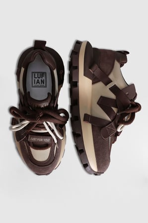 Yoko Kadın Sneaker Ayakkabı Kahverengi