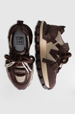 Yoko Kadın Sneaker Ayakkabı Kahverengi