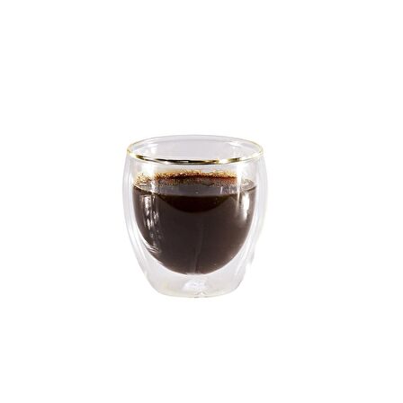 Çift Cidarlı Espresso Bardak (6 Adet)