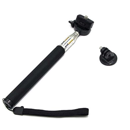 GoPro Uyumlu Monopod ve Bağlantı Adaptörü