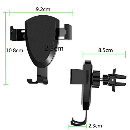 Juo Kablosuz Şarjlı Araç İçi Telefon Tutucu