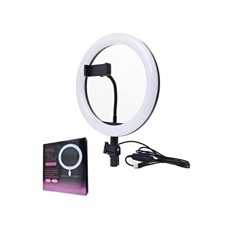 Juo DZ66 Ring Light 26cm Led Video Işığı (Ayak Dahil)