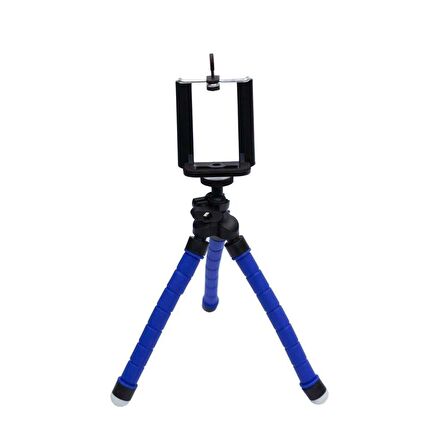 KingMa Esnek Ahtapod Tripod Telefon Tutucu Siyah