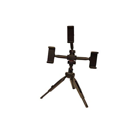 Juo 3 Pozisyonlu Yükseklik Ayarlı Telefon Tutucu Tripod