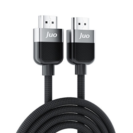 Juo 4K 60Hz 18Gbps HDR ARC HDCP Destekli HDMI 2.0 Örgülü Kablo 1 Metre