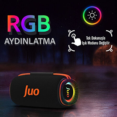 Juo SoundPeak Blaze 30W RGB Bluetooth Hoparlör Kablosuz Taşınabilir Speaker