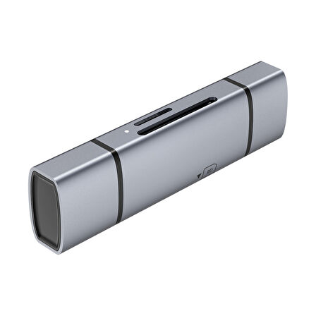 Juo USB 3.2 Type-C ve USB-A OTG SD / Micro SD Hafıza Kart Okuyucu