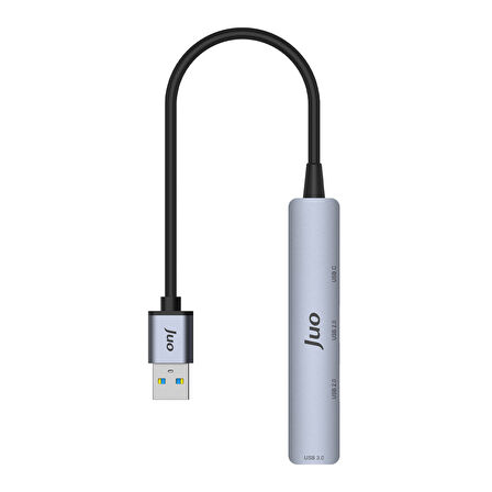 Juo USB-A 4 Portlu USB 3.0 / USB 2.0 Çoklayıcı Dönüştürücü Hub