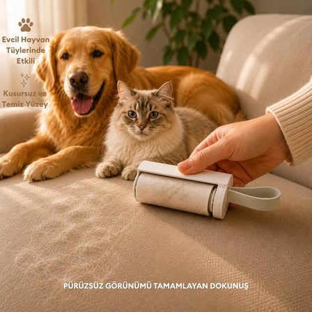 Pizen Wax Pro 6 Bıçaklı USB Şarjlı Tüy ve Tiftik Temizleme Makinesi Dahili Tüy Toplama Rulosu 2’si 1 Arada