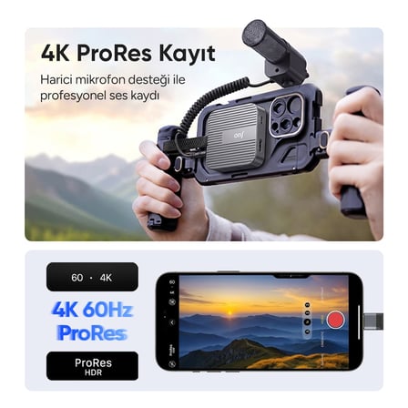 Juo MagSafe Uyumlu Type-C Hub 2230 NVMe SSD Kutusu 4K ProRes Kayıt 4K 60Hz HDMI PD 100W PD SD/microSD Kart Okuyucu AUX 10Gbps USB 3.2 Çoklayıcı Dönüştürücü