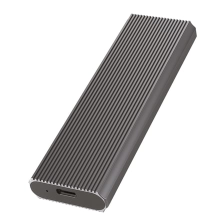 Juo JHD35 M.2 SATA ve NVMe SSD Dual Protocol Disk Kutusu Type-C USB 3.1 10Gbps Alüminyum 4TB Destekli Harici SSD Disk Kutusu