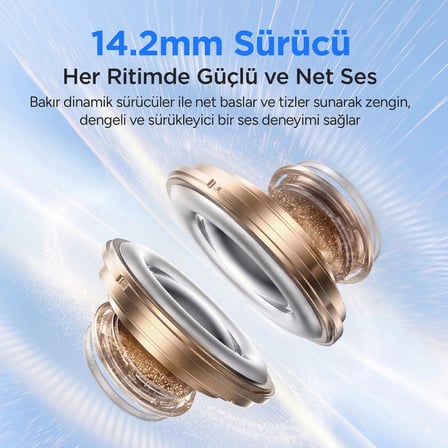Juo JT3 Bluetooth 6.0 Open Ear OWS Kablosuz Bluetooth Kulaklık 14.2mm Sürücü Kulak Kancalı Açık Spor Kulaklığı 90 saat Pil Ömrü Siyah