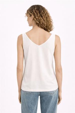 Fashion Friends Regular Fit V Yaka Simli Atlet Bayan ATLET 26Y0292K1 EKRU