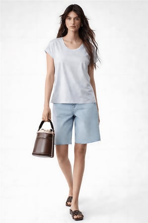 Fashion Friends Kadın Simli Bluz 26Y0202K1
