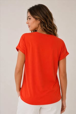 Fashion Friends Bisiklet Yaka Kadın Bluz 26Y0194K1