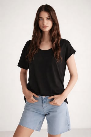 Fashion Friends Kadın Simli Bluz 26Y0202K1