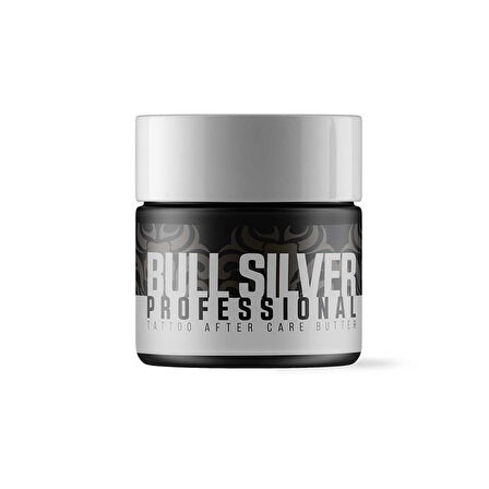 TattooBull Silver Professional Tattoo After Care Butter - Tattoobull Bakım Kremi