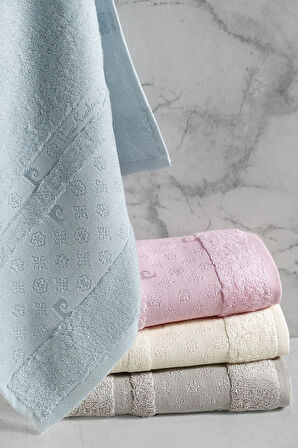 Pierre Cardin 4'lü Bambu Yüz Havlusu Logo