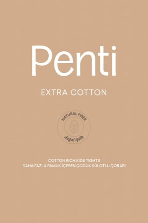 Kız Çocuk Pretty Extra Cotton Kırmızı Külotlu Çorap