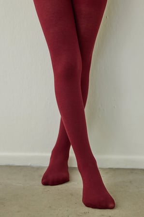 Kız Çocuk Pretty Extra Cotton Bordo Külotlu Çorap